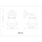Z-Lite Vaughn Wall Sconce, 1-Light, 7.75 In.W x 6 In.L x 9.5 In.H, Brushed Nickel/Matte Opal 735-1S-BN - alternate 8